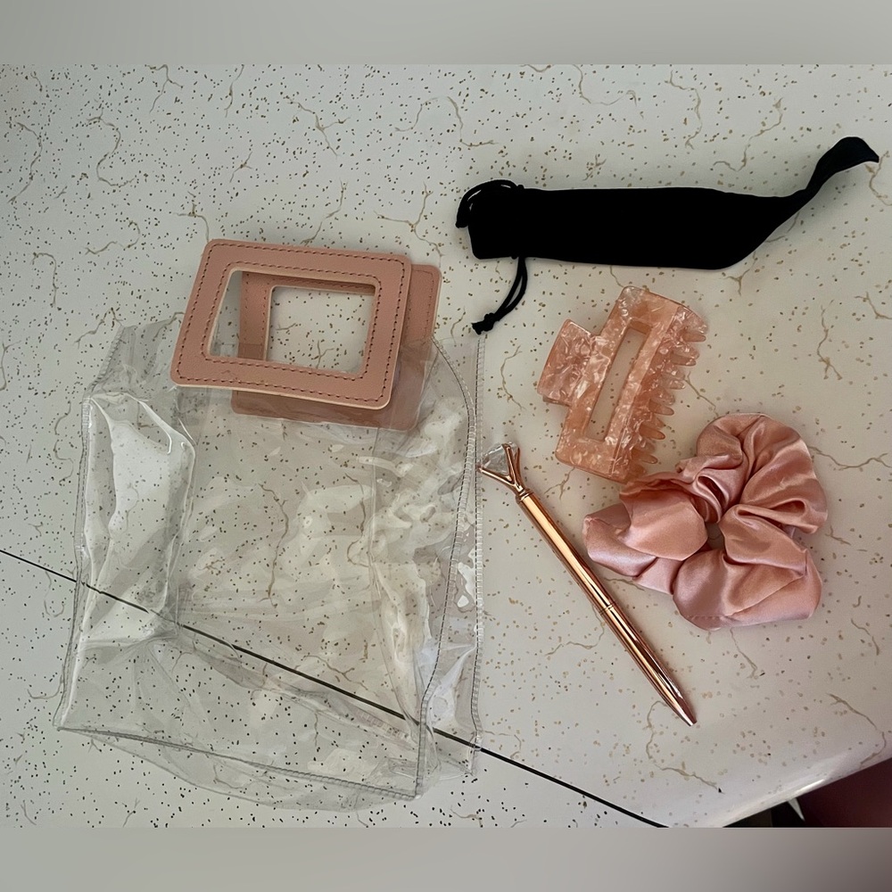 Pink Blush Hair & Beauty Accessories Bundle